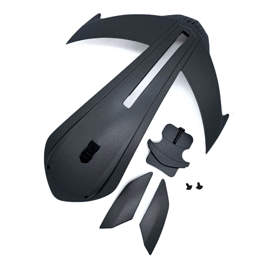 Верхняя вентиляция+декоративная накладка HJC IS-33 /цвет серый Верхняя вентиляция+декоративная накладка HJC IS-33 /цвет серый