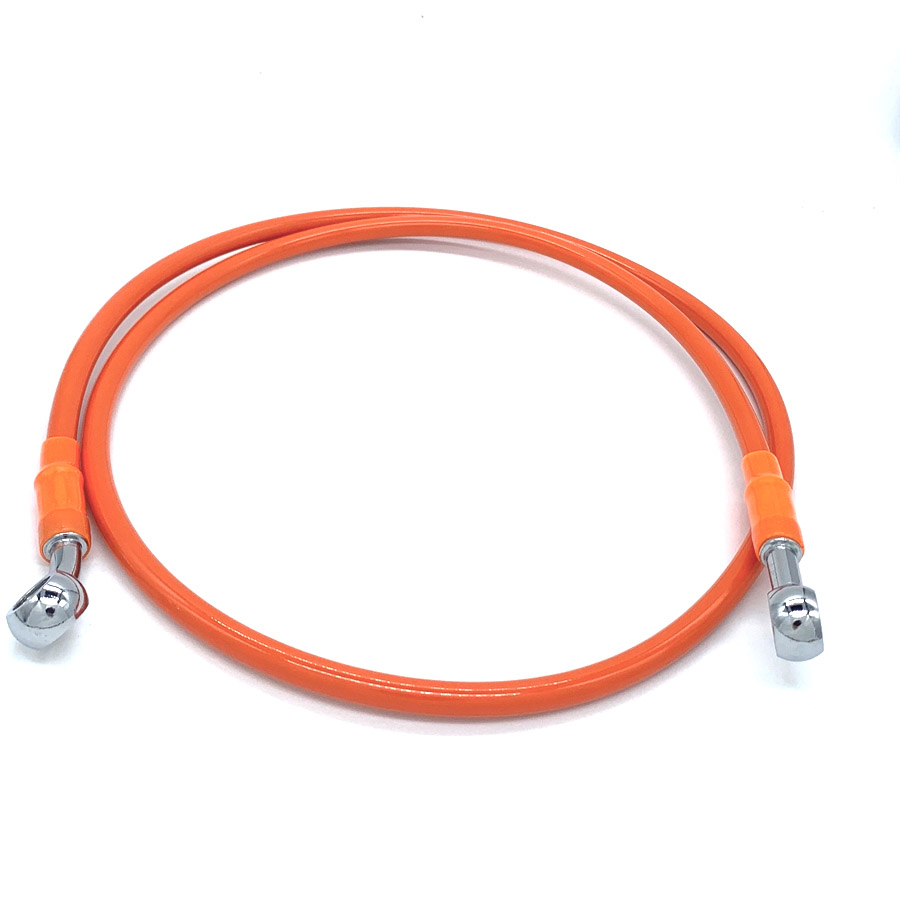 Шланг тормозной армированный 1100мм  оранжевый Шланг тормозной армированный 1100мм  оранжевый