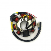 Статор генератора 7раб.1пусков.катушк.WY-125,CB-125 3 отв.,широк.кат,без датч. хол.6+2 пров.d-35d-89 Статор генератора 7раб.1пусков.катушк.WY-125,CB-125 3 отв.,широк.кат,без датч. хол.6+2 пров.d-35d-89