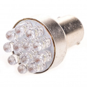 Лампа стоп сигнала S25 12V 21 5W цоколь 2 конт / LED / светодиодная