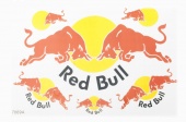 Наклейка (набор) спонсор RED BULL (28 x 18см)