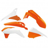 Комплект пластика R-Tech KTM EXC / EXC-F/ 14 - 16 оранжевый белый / CBS300 / K6