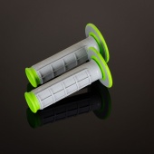Грипсы (ручки руля) RENTHAL Dual Compound 1/2 Waffe зеленые