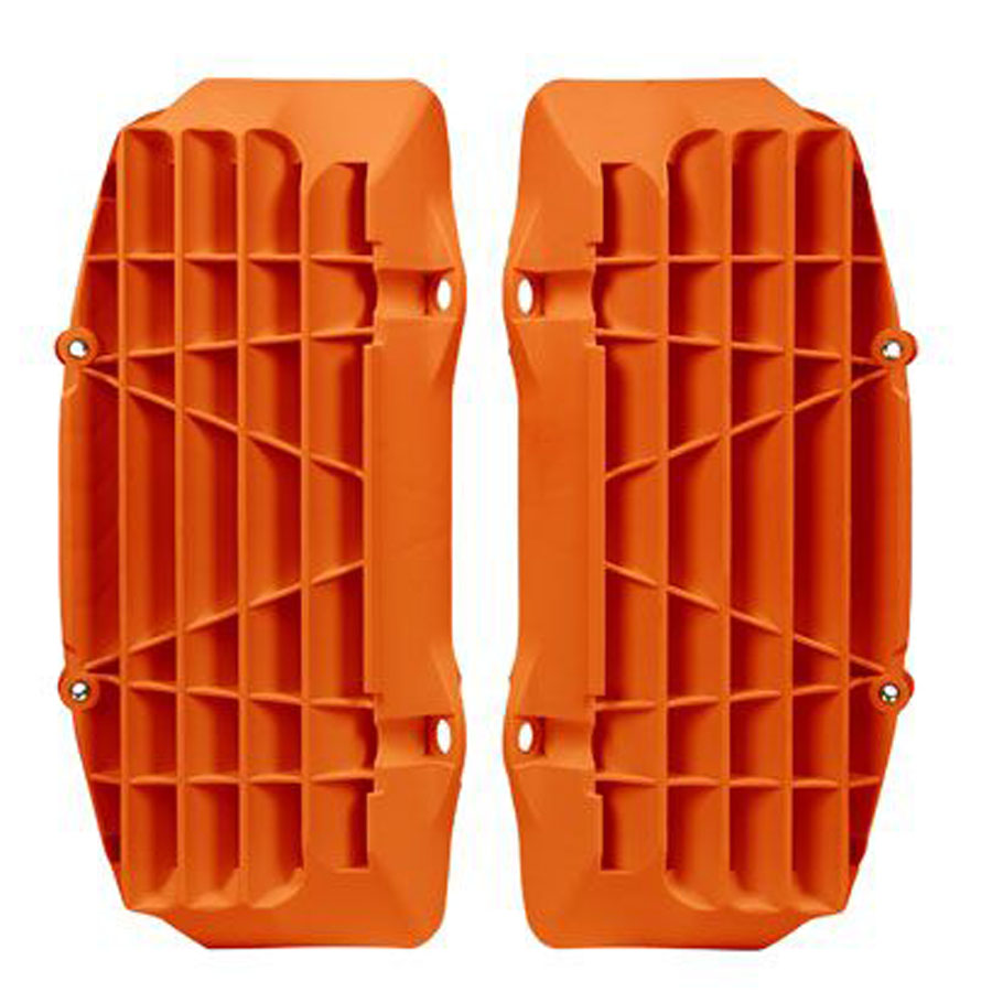 Решетки радиатора усиленные R-Tech KTM SX/SX-F 16-18/EXC/EXCF/XC-W 17-18 оранжевые