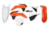 Комплект пластика R-TECH KTM SX/SXF 125-450 13-15 (R-KITKTM-OEM-594) оранж/белый/черный