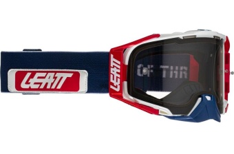 Очки для мотокросса LEATT Velocity 6.5 Chilli/Blue Light Grey 58%