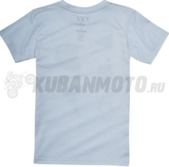 Футболка FOX Youth Draffr SS Tee Heather Grey YXL (H51086) подростковая