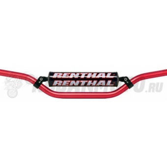 Руль RENTHAL 7/8 MX/Enduro алюминевый  (802 x 97 мм) красный