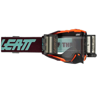 Очки для мотокросса LEATT Velocity 6.5 Roll-Off Neon Orange Clear 83%