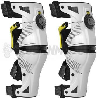 Защита колена MOBIUS X8 белая/желтая