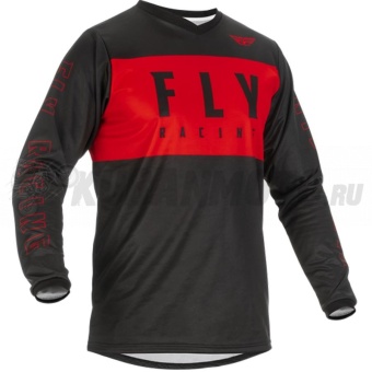 Джерси FLY RACING F-16 (детская) красная/черная (2022) 