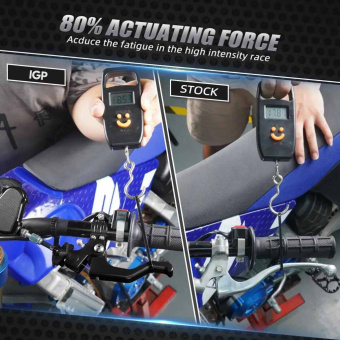 Рычаг сцепления в сборе / легкого выжима с подшипником / алюминий / IGP