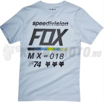 Футболка FOX Youth Draffr SS Tee Heather Grey YXL (H51086) подростковая