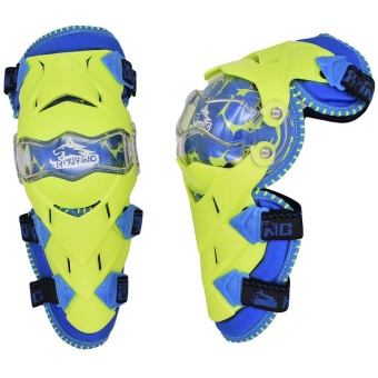 Защита колена Wolf KN01 for kids детская, желтый/синий