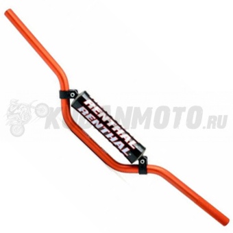 Руль RENTHAL 7/8 MINI MX алюминевый  KTM 65SX (744 x 80 мм) оранжевый