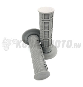 Грипсы (ручки руля) SM-PARTS MX1/2 Waffle серые