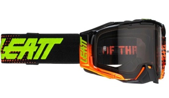 Очки для мотокросса LEATT Velocity 6.5 Neon Orange Light Grey 58%