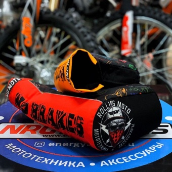 Руковицы Rollingmoto зимние на руль большие уценка/ брак