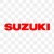 Наклейка буквы SUZUKI (20 x 6см/2шт/красные) Наклейка буквы SUZUKI (20 x 6см/2шт/красные)