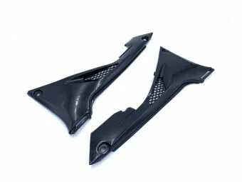 Боковые обтекатели центральные ( пара ) KAYO T2 ENDURO, T4 ( 2020 ) черные