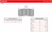 Колодки тормозные FA347 FERODO FDB2158ST