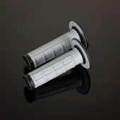 Грипсы (ручки руля) RENTHAL Dual Compound 1/2 Waffle серые