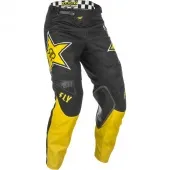 Мотобрюки FLY RACING KINETIC ROCKSTAR желтые/черные (2021)